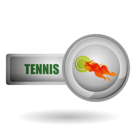 Tennis concept with icon design, vector illustration 10 eps graphic.のイラスト素材