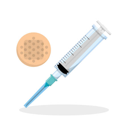Medical care  concept with icon design, vector illustration 10 eps graphic.のイラスト素材