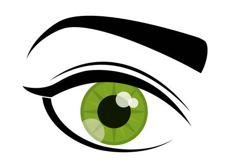 Eye concept with icon design, vector illustration 10 eps graphic.のイラスト素材