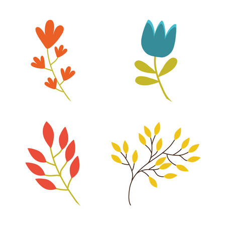 Flower concept with icon design, vector illustration 10 eps graphic.のイラスト素材