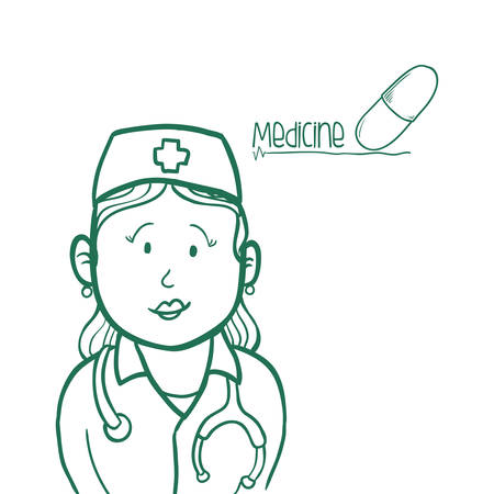 Medical care concept with icon design, vector illustration 10 eps graphic.のイラスト素材