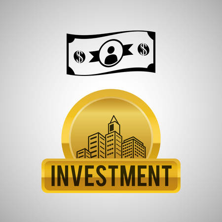 Financial item concept with icon design, vector illustration 10 eps graphic.のイラスト素材