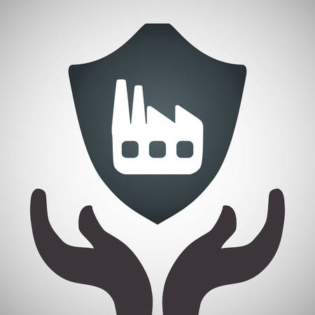 Insurance concept with icon design, vector illustration 10 eps graphic.のイラスト素材