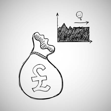 Sketch concept with icon design, vector illustration 10 eps graphic.のイラスト素材