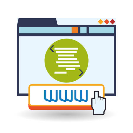 Cloud computing concept with icon design, vector illustration 10 eps graphic.のイラスト素材