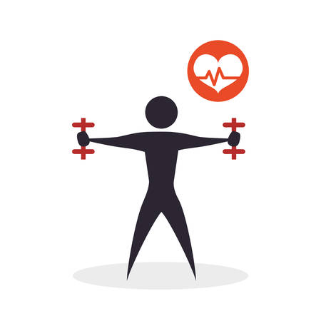 Healhy Lifestyle concept with icon design, vector illustration 10 eps graphic.のイラスト素材