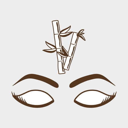 Spa center concept with icon design, vector illustration 10 eps graphic.のイラスト素材