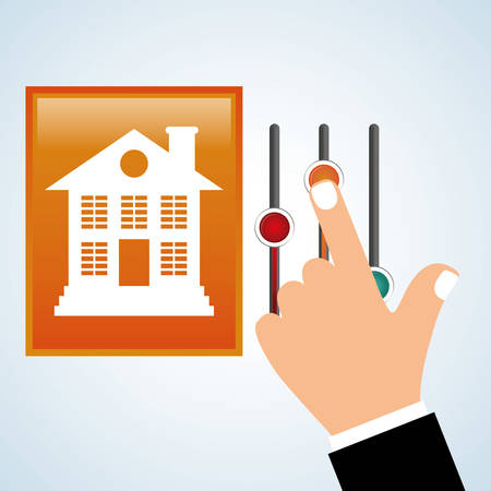 Smart home concept with icon design, vector illustration 10 eps graphic.のイラスト素材