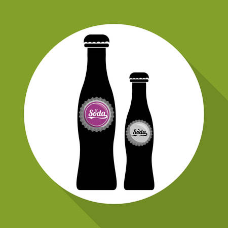 Soda concept with icon design, vector illustration 10 eps graphic.のイラスト素材