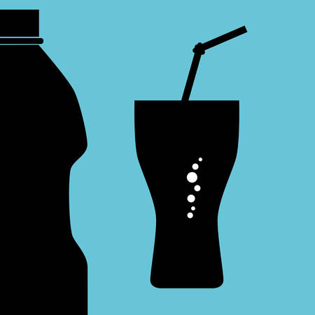 Soda concept with icon design, vector illustration 10 eps graphic.のイラスト素材