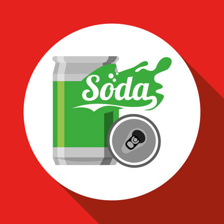Soda concept with icon design, vector illustration 10 eps graphic.のイラスト素材
