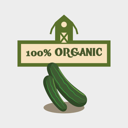 Farm Fresh concept with icon design, vector illustration 10 eps graphic.のイラスト素材