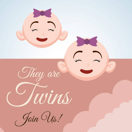 Baby shower  concept with icon design, vector illustration 10 eps graphic.のイラスト素材
