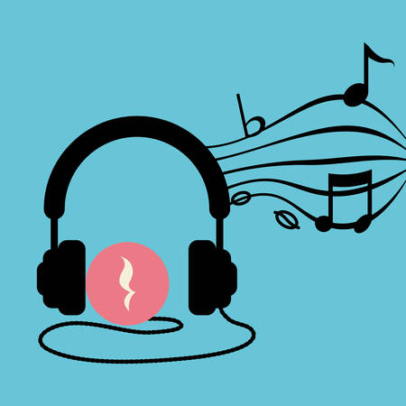 Music concept with icon design, vector illustration 10 eps graphic.のイラスト素材