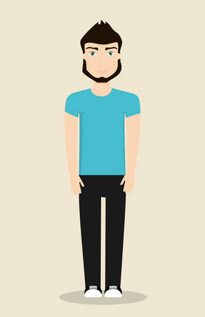 Avatar concept with icon design, vector illustration 10 eps graphic.のイラスト素材