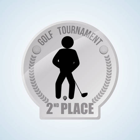 Golf concept with icon design, vector illustration 10 eps graphic.のイラスト素材