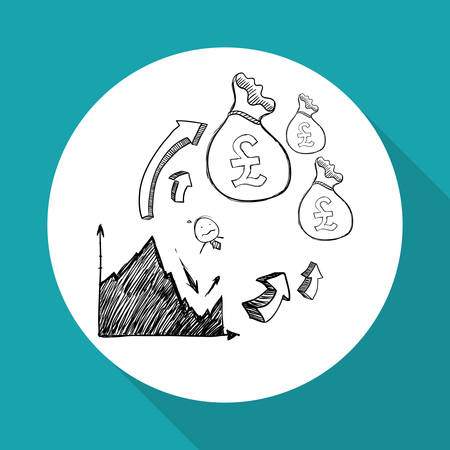 Sketch concept with icon design, vector illustration 10 eps graphic.のイラスト素材