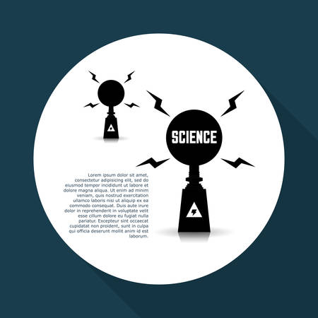 Science concept with icon design, vector illustration 10 eps graphic.のイラスト素材