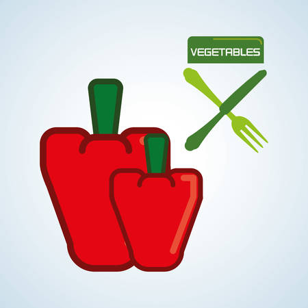 Healthy food concept with icon design, vector illustration 10 eps graphic.のイラスト素材