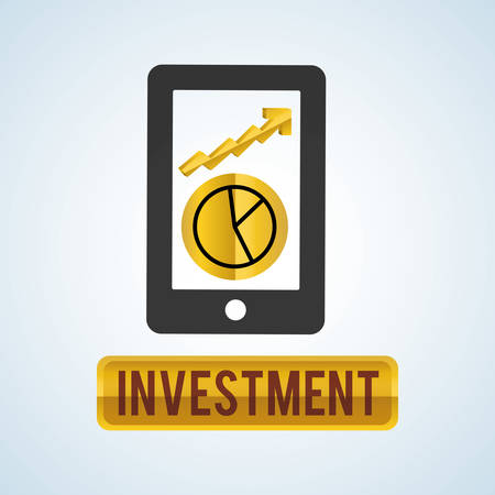 Financial item concept with icon design, vector illustration 10 eps graphic.のイラスト素材
