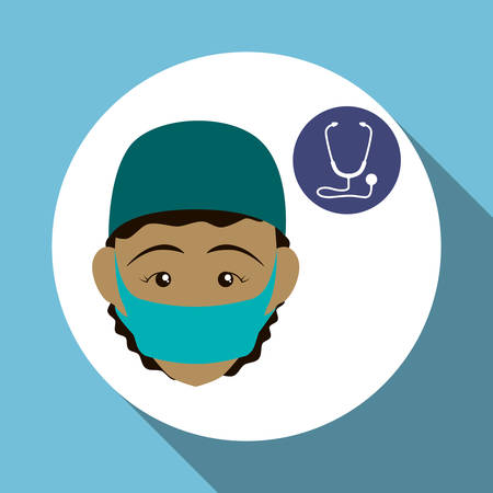 Medical care concept with icon design, vector illustration 10 eps graphic.のイラスト素材