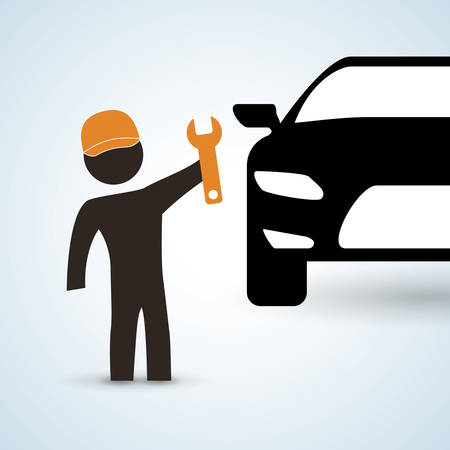 Repair concept with icon design, vector illustration 10 eps graphic.のイラスト素材