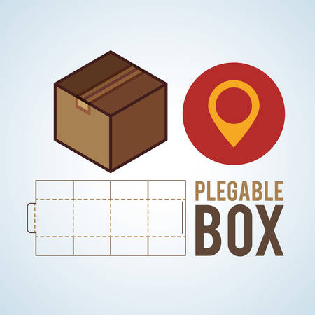 Delivery concept with icon design, vector illustration 10 eps graphic.のイラスト素材