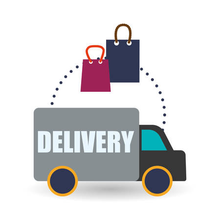 Delivery concept with icon design, vector illustration 10 eps graphic.のイラスト素材