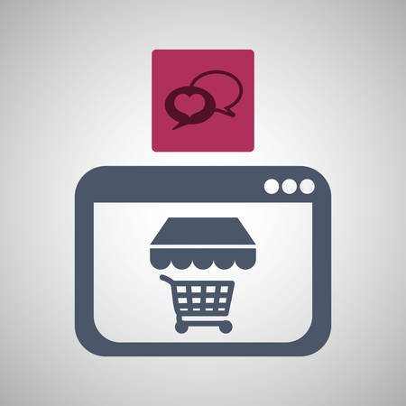 Marketing online concept with icon design, vector illustration 10 eps graphic.のイラスト素材