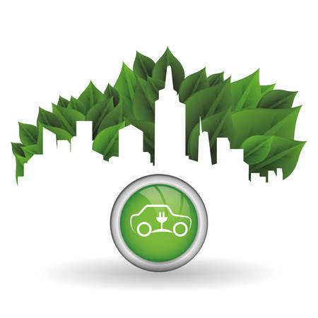 Eco concept with icon design, vector illustration 10 eps graphic.のイラスト素材