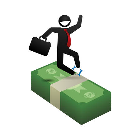 Profit concept with icon design, vector illustration 10 eps graphic.のイラスト素材