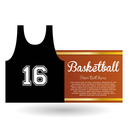 Basketball concept with icon design, vector illustration 10 eps graphic.のイラスト素材