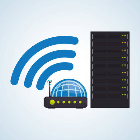 Internet concept with icon design, vector illustration 10 eps graphic.のイラスト素材