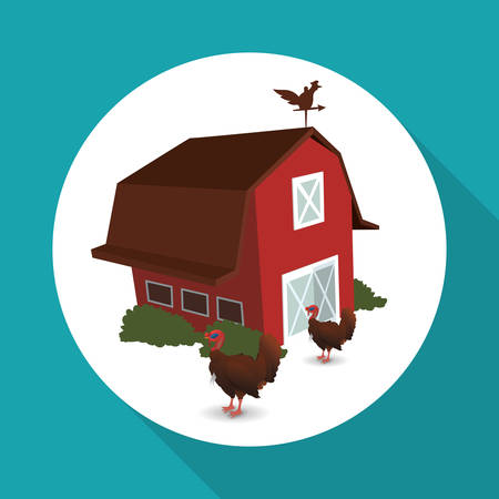 Farm concept with icon design, vector illustration 10 eps graphic.のイラスト素材