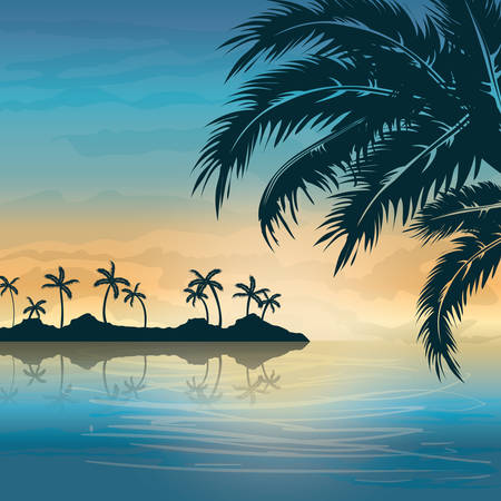 Beach concept with icon design, vector illustration 10 eps graphic.のイラスト素材