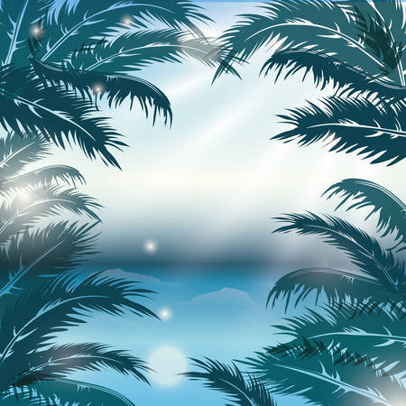 Beach concept with icon design, vector illustration 10 eps graphic.のイラスト素材