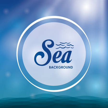 Sea  concept with icon design, vector illustration 10 eps graphic.のイラスト素材