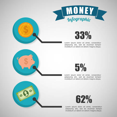 Money concept with icon design, vector illustration 10 eps graphic.のイラスト素材