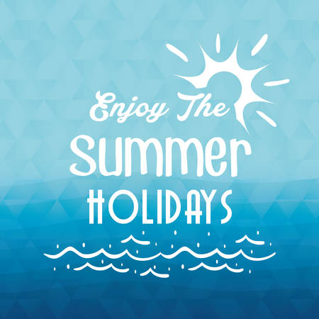 Summer time  concept with icon design, vector illustration 10 eps graphic.のイラスト素材