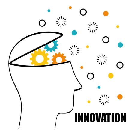 Innovate concept with icon design, vector illustration graphic.のイラスト素材