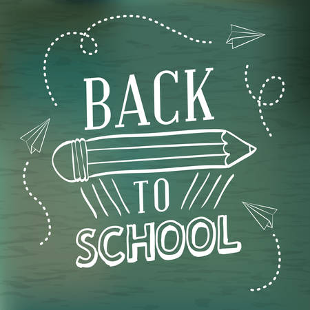 Back to school concept with icon design, vector illustration 10 eps graphic.のイラスト素材