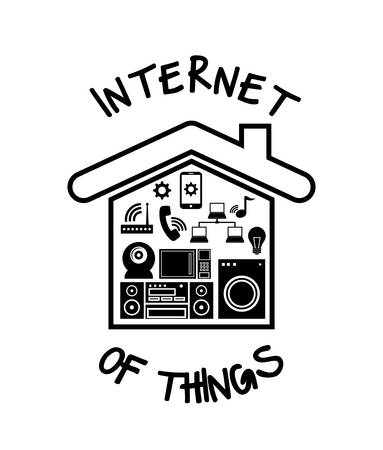 Internet of things  concept with icon design, vector illustration 10 eps graphic.のイラスト素材
