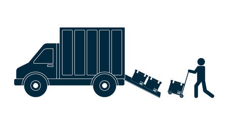 Delivery  concept with icon design, vector illustration 10 eps graphic.のイラスト素材