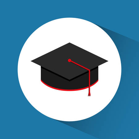 Graduation concept with icon design, vector illustration 10 eps graphic.のイラスト素材