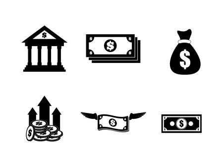 Money concept with icon design, vector illustration 10 eps graphic.のイラスト素材