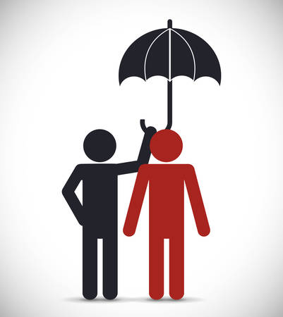 Help concept with icon design, vector illustration 10 eps graphic.のイラスト素材