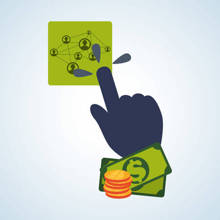 Marketing online concept with icon design, vector illustration 10 eps graphic.のイラスト素材