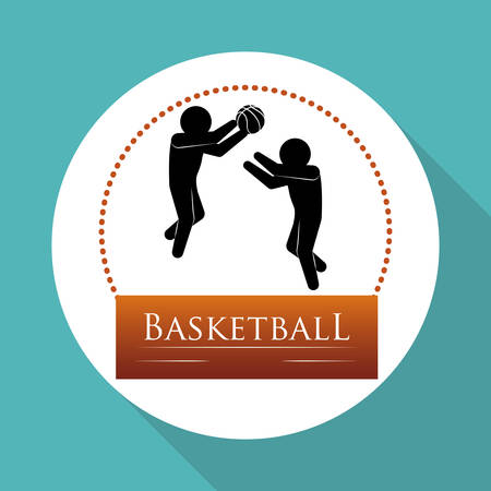 Basketball concept with icon design, vector illustration 10 eps graphic.のイラスト素材