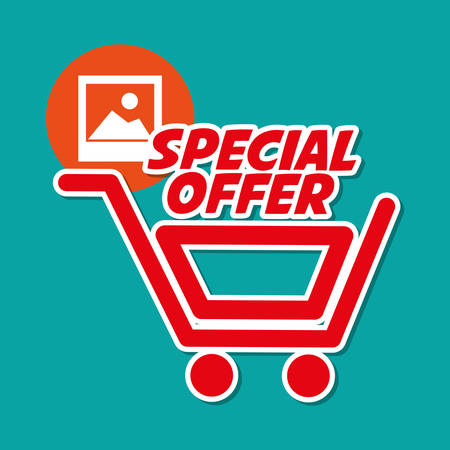 Shopping concept with icon design, vector illustration 10 eps graphic.のイラスト素材