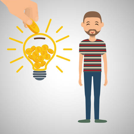 Save Money concept with icon design, vector illustration 10 eps graphic.のイラスト素材